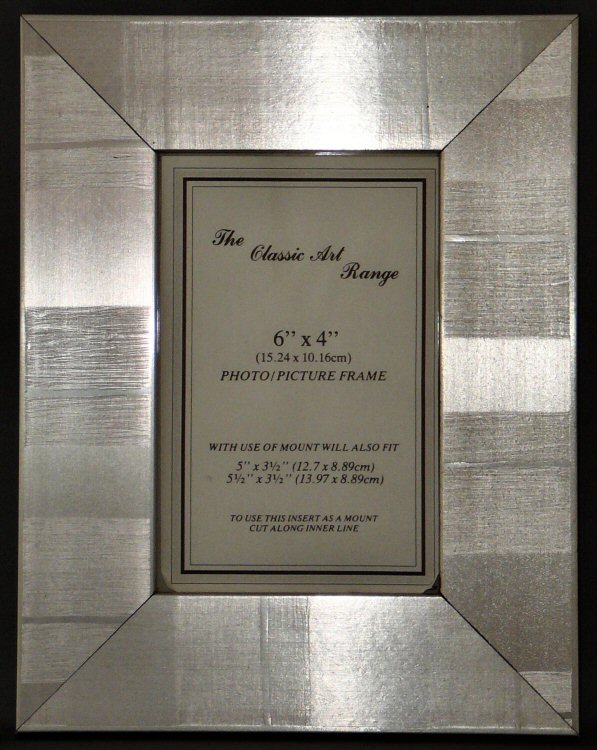 Flat Cheque Silver Frame 2 inch (Finest G Range) Flat Cheque Silver Frame 2 inch (Finest G Range)