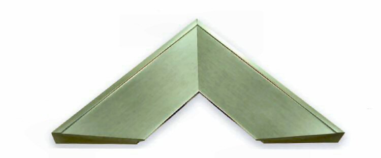 K Range - 3 Inch Silver Wedge Picture Frame K Range - 3 Inch Silver Wedge Picture Frame