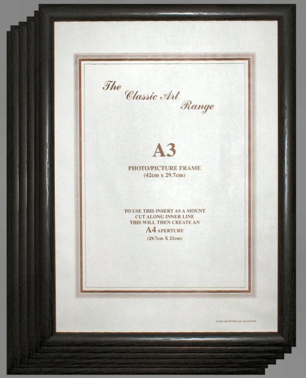 Chunky Black Frames 1 inch (Standard D Range) Chunky Black Frames 1 inch (Standard D Range)