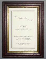 C Range - Dark Brown Wood Photo Frame