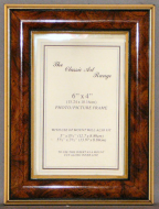 E Range - Dome Walnut Style Picture Frame