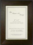 E Range - Flat Brown Photo Picture Frame