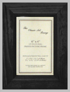 E Range - Rooftop Black Picture Frame
