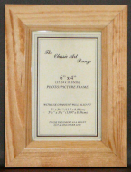 E Range - Rooftop Pine Wood Picture Frame