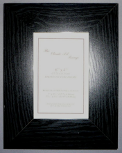F Range - Flat Black Picture Frame
