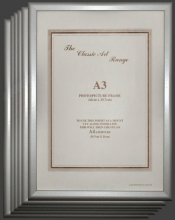 A3 Picture Frames Slope Silver