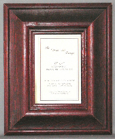 H Range - Mahogany Wood Frame