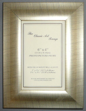 G Range - Nouveau Silver Picture Frame